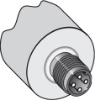 Picture of Ind.andur IMA18-10BE1ZC0K, M18, Sn=0...5mm (AO), Shielded, M12 4-pin, SICK